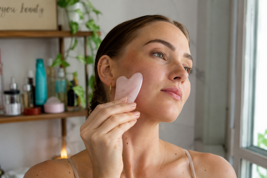 Gua sha visage