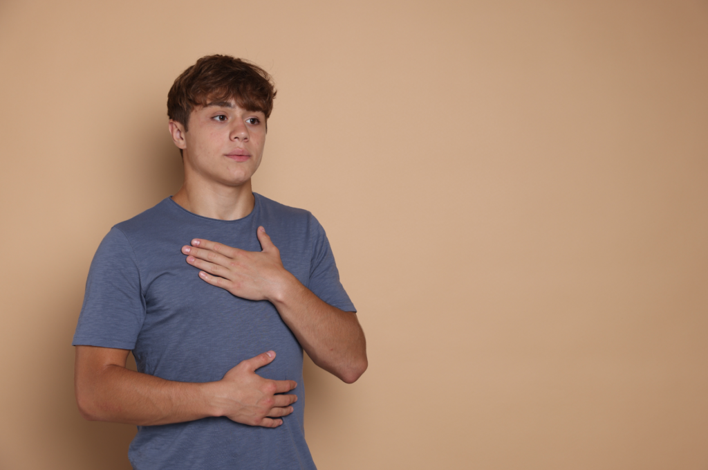 Respiration avec le ventre