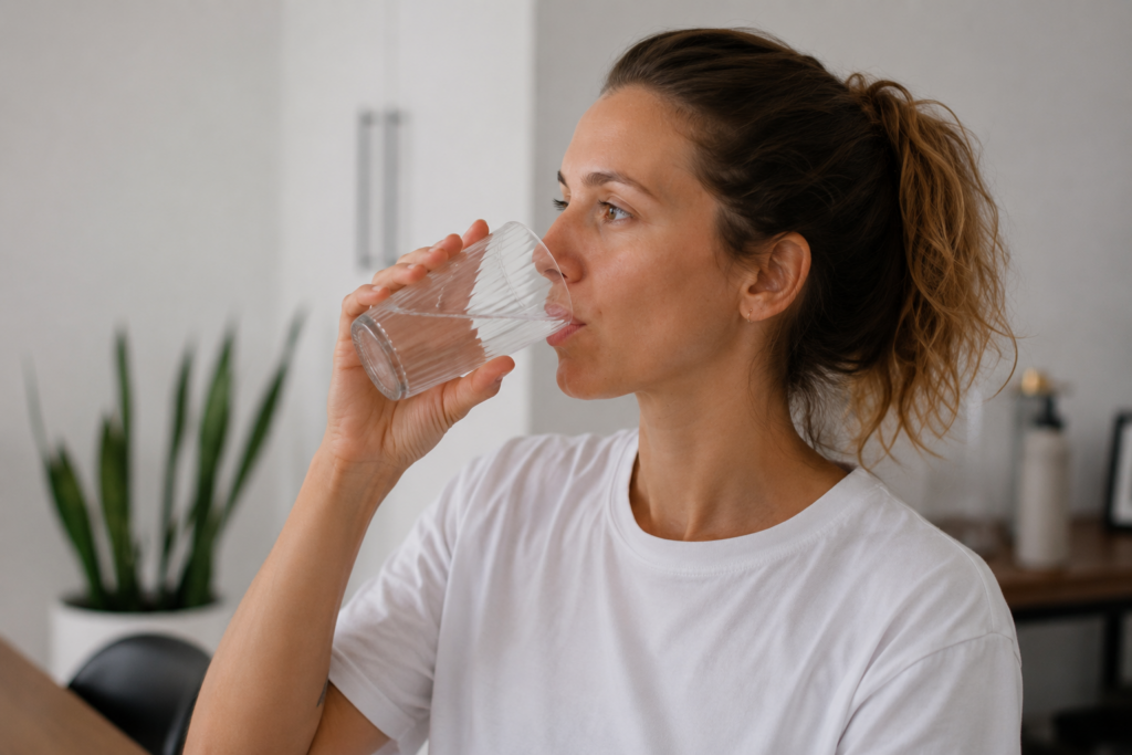 s'hydrater pour rendre souple les fascias